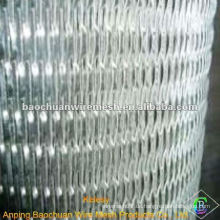 Silberfarbenes Aluminiumfoliennetz